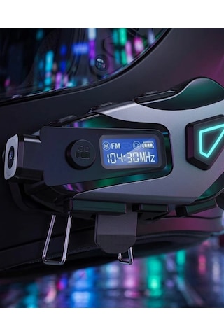 Mey Najmaddin Motosiklet Kask Kulaklığı Bluetooth 5.3 Kamera Ve Fm Radyo Destekli Najmaddin