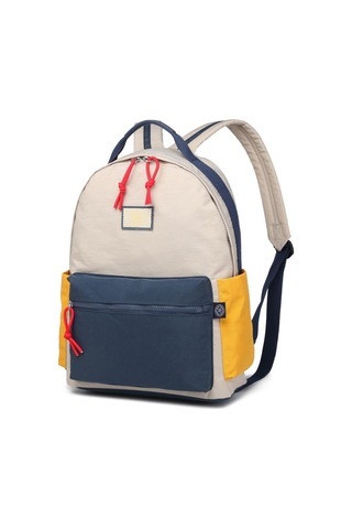 Smart Bags Uniseks Sırt Çantası 3181 Bej Lacivert