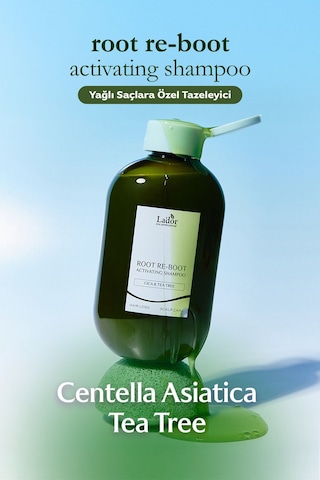Lador Dökülme ve Yağlanma Karşıtı, Yatıştırıcı Saç Bakım Şampuanı LADOR Root Re-Boot Cica Tea Tree
