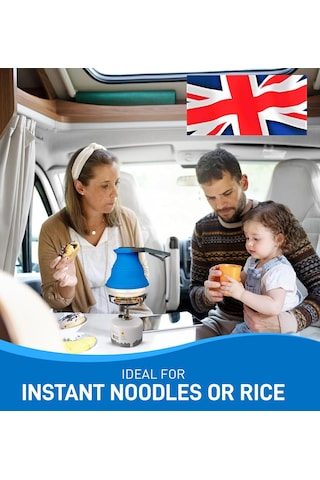 Katlanabilir Kamp Su Isıtıcısı 1,5 L Silikon Ve Paslanmaz Çelik - Gazlı Ocak Su Isıtıcısı, Kaynar Su İçin Katlanabilir Su Isıtıcısı. Gazlı Ocak İçin Taşınabilir Gazlı Su Isıtıcısı Çok Renkli