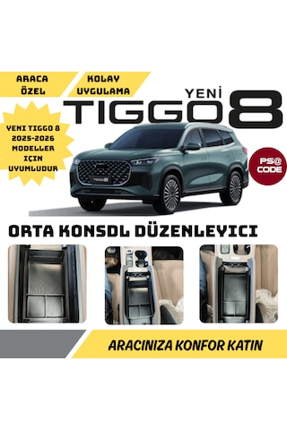 Yeni Tiggo 8 Orta Konsol Düzenleyici-organizer Yeni Tiggo 8 Orta Konsol Düzenleyici-organizer