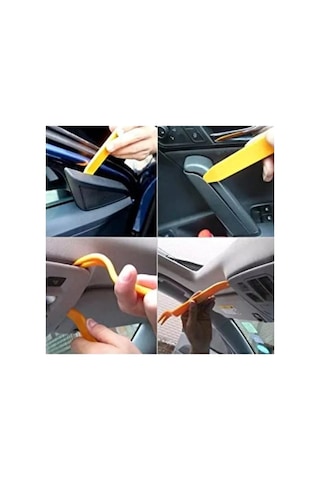 4'lü Oto Teyp Ve Trim Sökme Aparatı Seti - Plastik Aksamlar İçin