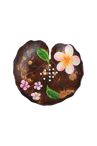 Hindistan Cevizi Kabuğu Yapımı Tepsi Depolama Sabunluk Banyo Paneli Duş