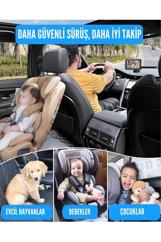 Glanz Full Hd 1080p Gece Görüşü Özellikli  Araç İçi Çocuk Bebek Kamerası