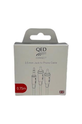 Qed Qe-8111 3.5Mm Jack - Rca / Bir Ucu 3.5Mm Diğer Ucu Rca Kablo