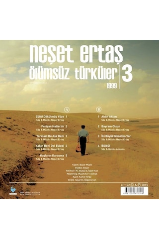 Neşet Ertaş - Ölümsüz Türküler 1999 - 3 Plak