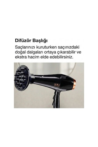 Olika Mira MR-007 2200 W Ac Motor Saç Kurutma Makinesi