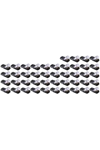 Xurunkeji 44 Adet Çift Kablolu Tak-çıkar Konnektör, Kilitli Tokalı Takılabilir Led Kablo Konnektörleri Hızlı Bağlantı Kablo Konnektörleri