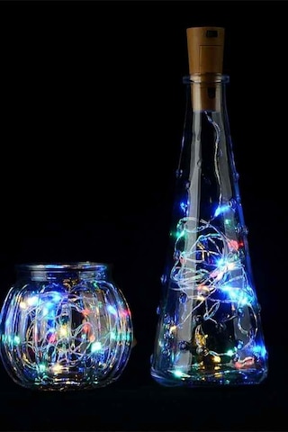 Kulvaravm 5 Adet Mantar Tıpalı Peri Led Işık 2 Metre Rgb RGB