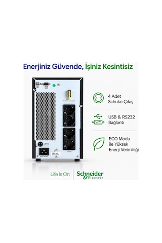 Easy Ups On-line Spm3kı-tr 3000va 2700w 230v Saf Sinüs Kesintisiz Güç Kaynağı - Ups