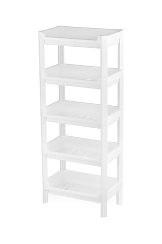 Storeşahin 5 Katlı Geniş Sepet Raf Organizer 355x220x870 Mm Shn0720 Çok Renkli