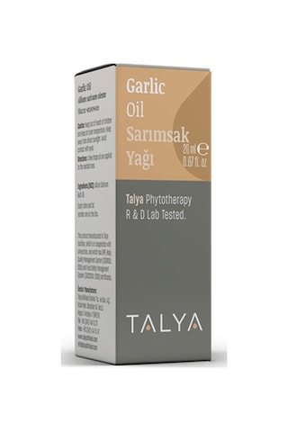 Talya Soğuk Sıkım %100 Saf ve Doğal Saç Dökülmeleri İçin Sarımsak Yağı 20 ML