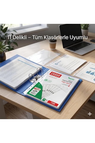 Poşet Dosya Eco 30 Mikron 100'lü Paket 0.75 LT - 2.5 LT - 12 KG