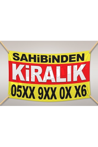 Kiralık Satılık Branda Pankart Basımı Ilan Afişi Dijital Baskı...