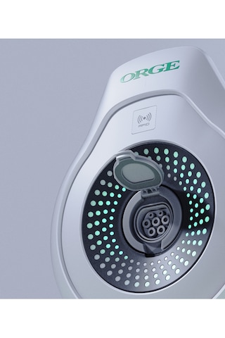 Orge Monofaze 25a Round Base Soketli Araç Şarj Istasyonu 7.4 kW