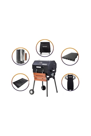 Guruss Cg-050 Kömürlü Barbekü Mangal Tam Set Diğer