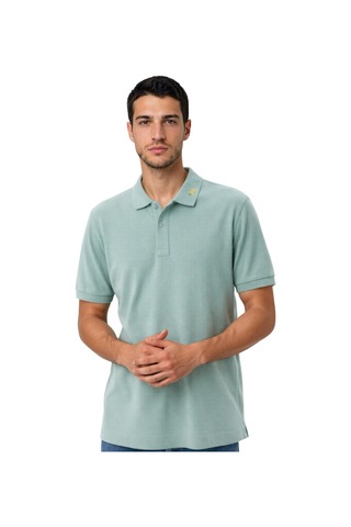 Arma Ar-ma Erkek Polo Yaka Tişört Baskisiz Basic Örme Kumaş Regular Fit %100 Pamuk 30/1 Çift Toplama Penye Pike Y31374358302 Mavi-m24