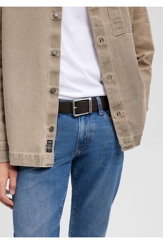 Mavi - Kahverengi Suni Deri Kemer 0911020-85397 Kahverengi