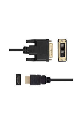 Hdmi To Dvi 24+1 Dvi To Hdmi Kablo Altın Uçlu 1.8M