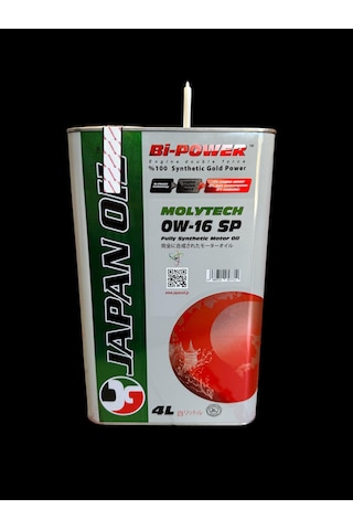 Bi-Power Japan Oıl 0W-16 Sp Molytech Green Tam Sentetik Motor Yağı 4 L