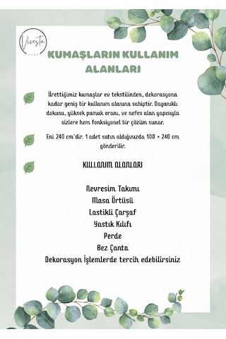 240 Cm En Metrelik Kumaş Kaliteli, Şık Ve Çok Amaçlı Kullanım Perde, Ev Tekstili, Dekorasyon Mint Yeşili