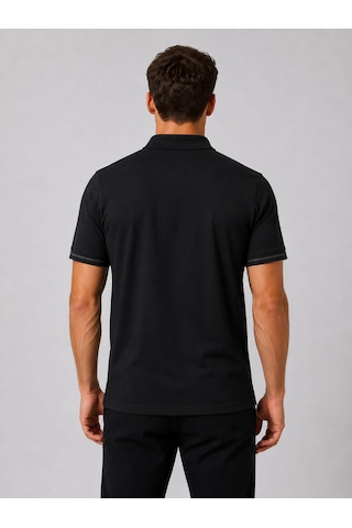 Umbro Lotus Kamp Erkek Siyah Pamuklu Polo Spor Tişört Tf0530