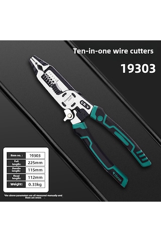 Geeksen Elektrikçi Çok İşlevli Takım: Tel Soğutma, Kesme Ve Basma İçin Dayanıklı Çelik Pense - Ev Tamiri Ve Profesyonel Kullanım