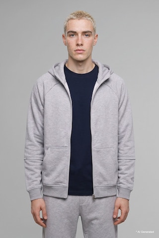Defacto Boxy Fit Fermuarlı Kapüşonlu Basic Sweatshirt Hırka H4980ax26augr369 Gri-gr369