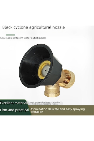 Mufunye Tarım Bahçe Sebze Bitki İlacı Gübre Spreyi: Ayarlanabilir Bakır Siyah Fırtına Sprey Başlığı - Düzenli Dağıtım