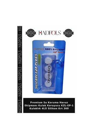 Premium Su Koruma Havuz Ekipmanı Kulak Koruyucu Kzl-ep-1 Kulaklık 4lü Silikon Krt 360 Çok Renkli