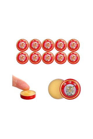 Geeksen 10 Adet Dış Kullanım Balsam - Uyuşturucu Ve Enkaz Kesici Özelliği - 3 Gr/adet