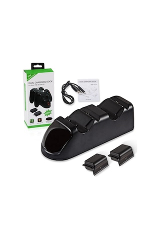 Dobe Led Xbox One X/One S/Elite 1200Mah Joystick Pil Stand