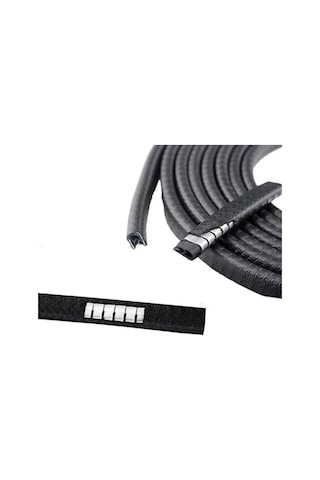 Araç Kapı Koruma Fitili Siyah Renk Çarpma Çizilme Önleyici 5Metre (01) (Sts Oto Aksesuar)