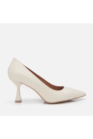 Hotiç Hakiki Deri Ekru Kadın Stiletto 01ayh304140a400 Kemik-ecru Kemik