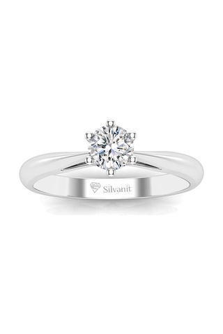 0,30 Karat E Renk Uluslararası Sertifikalı Pırlanta Tektaş Yüzük (464657934)