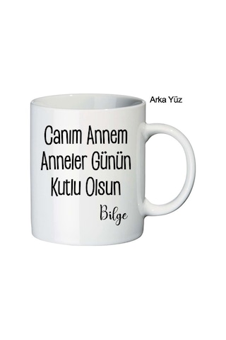 Anneler Günün Kutlu Olsun Fotoğraflı Kupa Bardak - Annelye Hediye