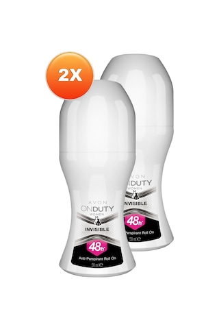 Avon Onduty Invisible Kadın Roll-On Deodorant 2 x 50 ML