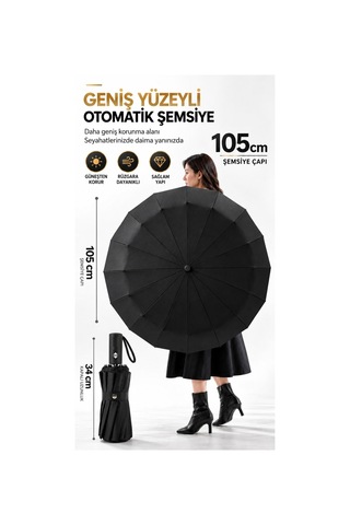 Toptancı Amca Popular Şemsiye 48 Telli Süper Esnek Fiberglass Şemsiye Kılıflı Ve 3 Telli Yapıda Tam Otomatik Açılır Kapanır Ömürlük Ürün Görseldeki Gibi