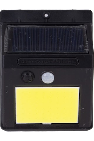 Tudor Led Ampul Aplik Solar Led Tek Sensörlü 20 Led Cob Td7008 0086 Beyaz