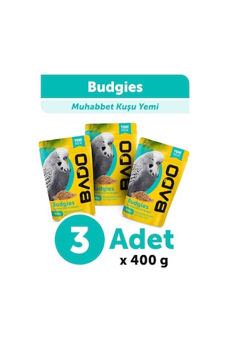 Bado Muhabbet Kuş Yemi Special 400gr 3lü