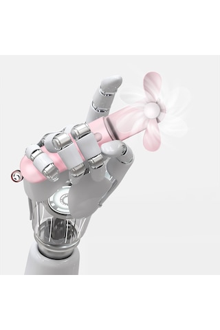 Lenyes Lhf12 Powerbank Özellikli 3 Kademeli Portatif Soğutucu El Fanı Pembe