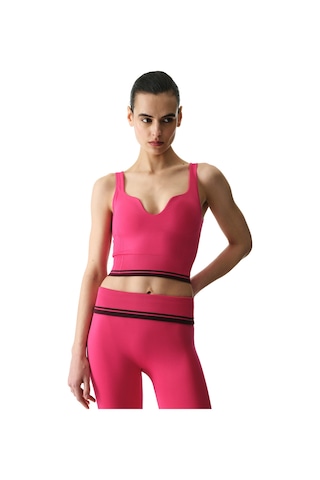 Penti Pembe Seamless Dikişsiz Kalp Yaka Çıkarılabilir Pedli Spor Sütyeni Fc7
