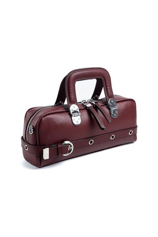 Silver Polo Sp1258 Kadın El Çantası Düz Bordo-bordo
