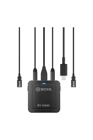 Boya By Dm20 Pc Telefon İkili Yaka Mikrofonu Kit