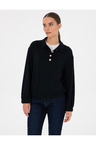 Pierre Cardin Kadın Lacivert Sweatshirt 50309070-vr033 Lacivert