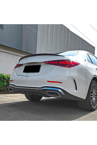 Mercedes C W206 Bagaj Üstü Spoiler Parlak Siyah Spoyler Plastik İthal 2021+