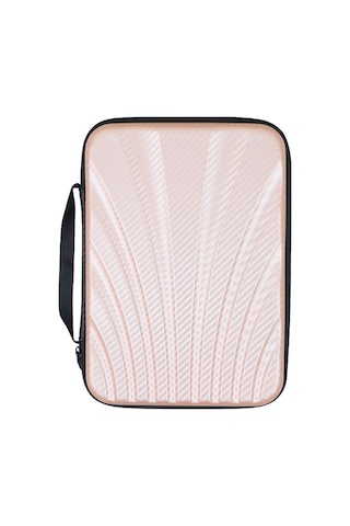 Ranyeek Tenis Topu Raketi Çantası, 2 Raket Ve 6 Top Saklayabilir, Sert Kasa, Su Geçirmez, Taşınması Kolay, Gül Kurusu Rengi