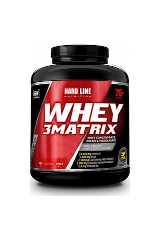 Hardline Nutrition Whey 3 Matrix Protein Tozu Muzlu 2300 Gr