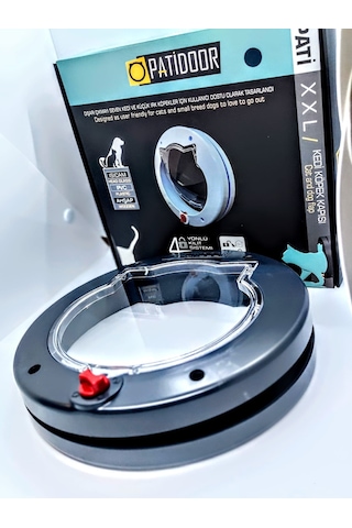 Patidoor Yuvarlak Kedi Kapısı 24.5 x 24.5 CM