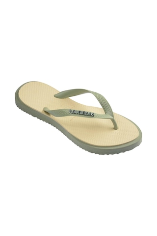 Havaianas Krem - Yeşil Kadın Plaj Terliği Top Poınt Fusıon-14559
